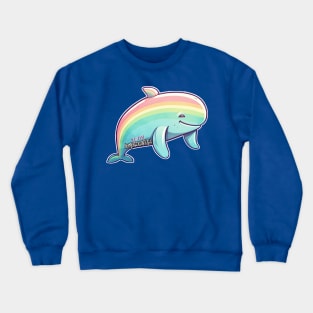 100% Pure Homosexual (Homosexu-whale) Crewneck Sweatshirt